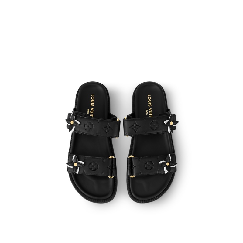 LV Sunset Flat Comfort Mule - Image 3